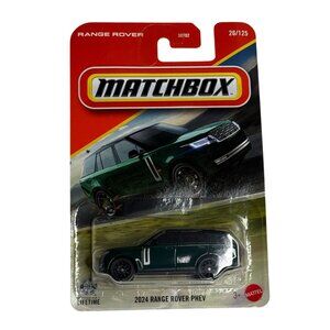 Matchbox 2024 Range Rover PHEV 26/125 Green SUV Diecast